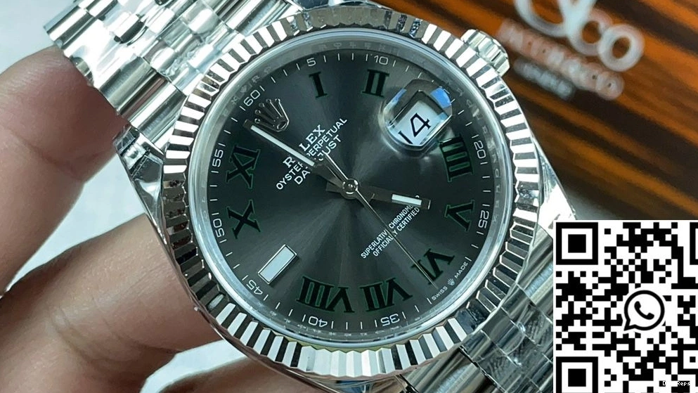M126334-0022 VS Factory Grey Dial Rolex Datejust 1119